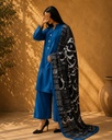 Calligraphy Dupatta 3-Piece Suit