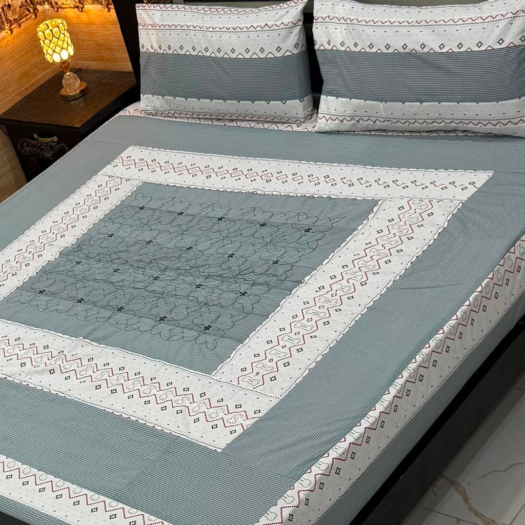 [100035] Patch Work Bedsheet