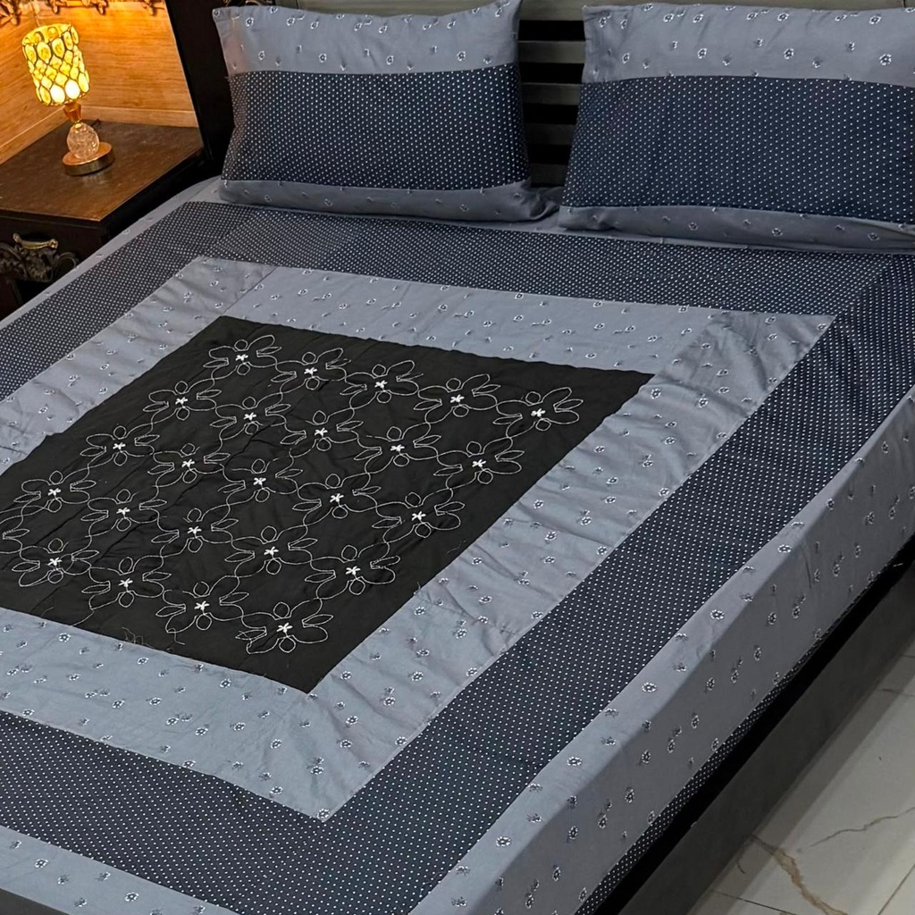 [100039] Patch Work Bedsheet