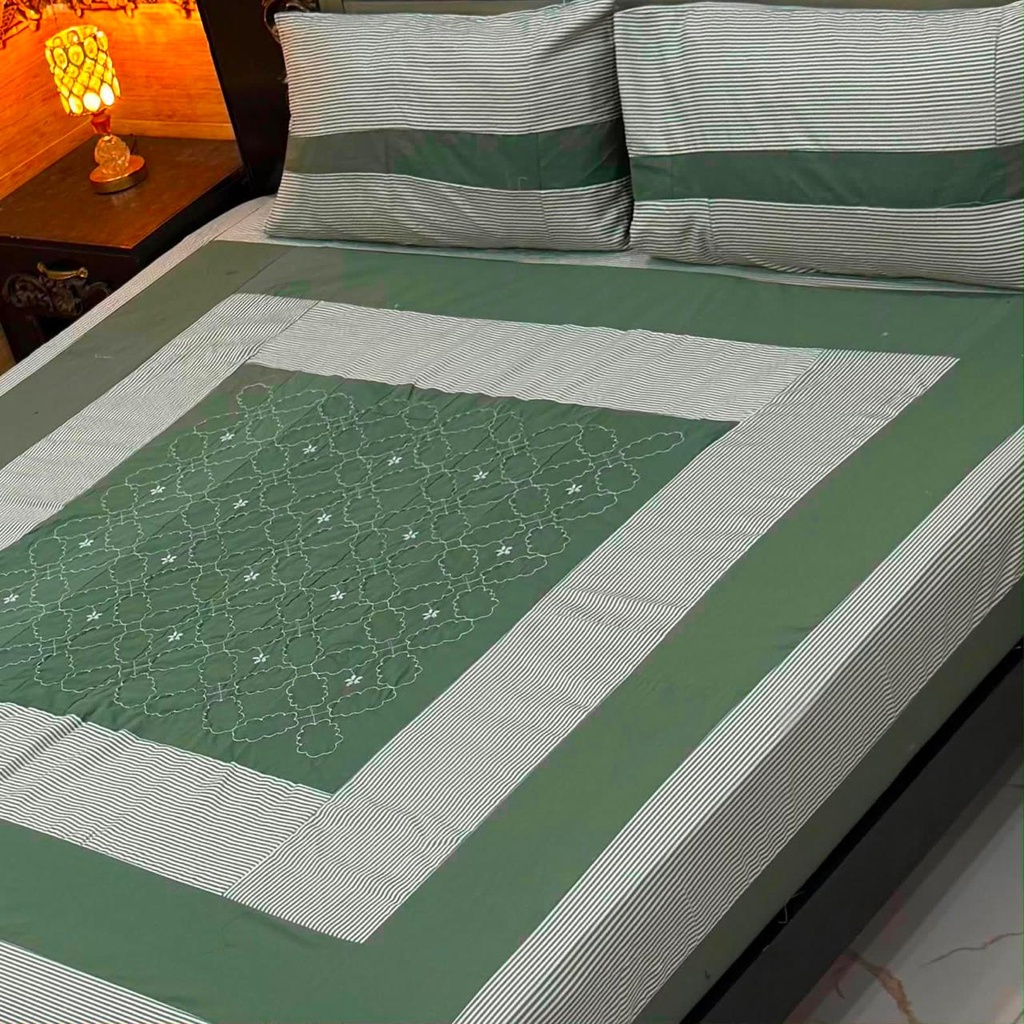 [100041] Patch Work Bedsheet