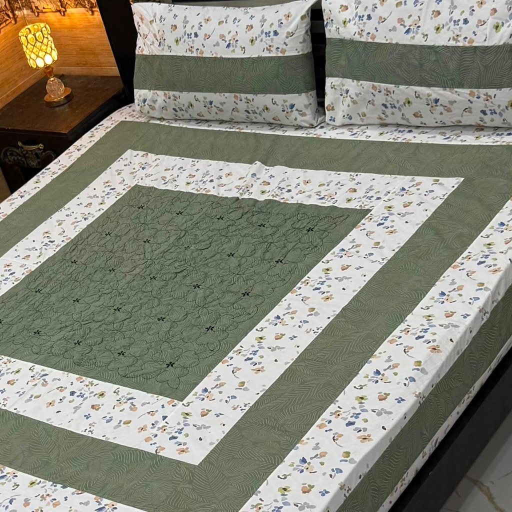 [100042] Patch Work Bedsheet