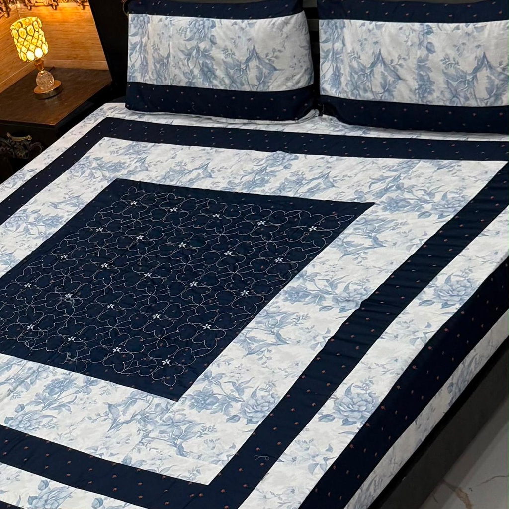 [100044] Patch Work Bedsheet