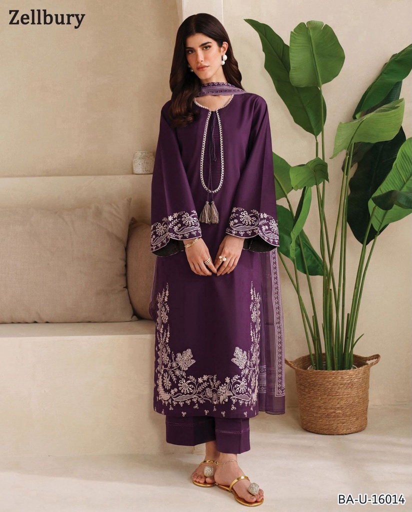 [100056] Embroidered 2Piece Lawn Collection Summer 2026