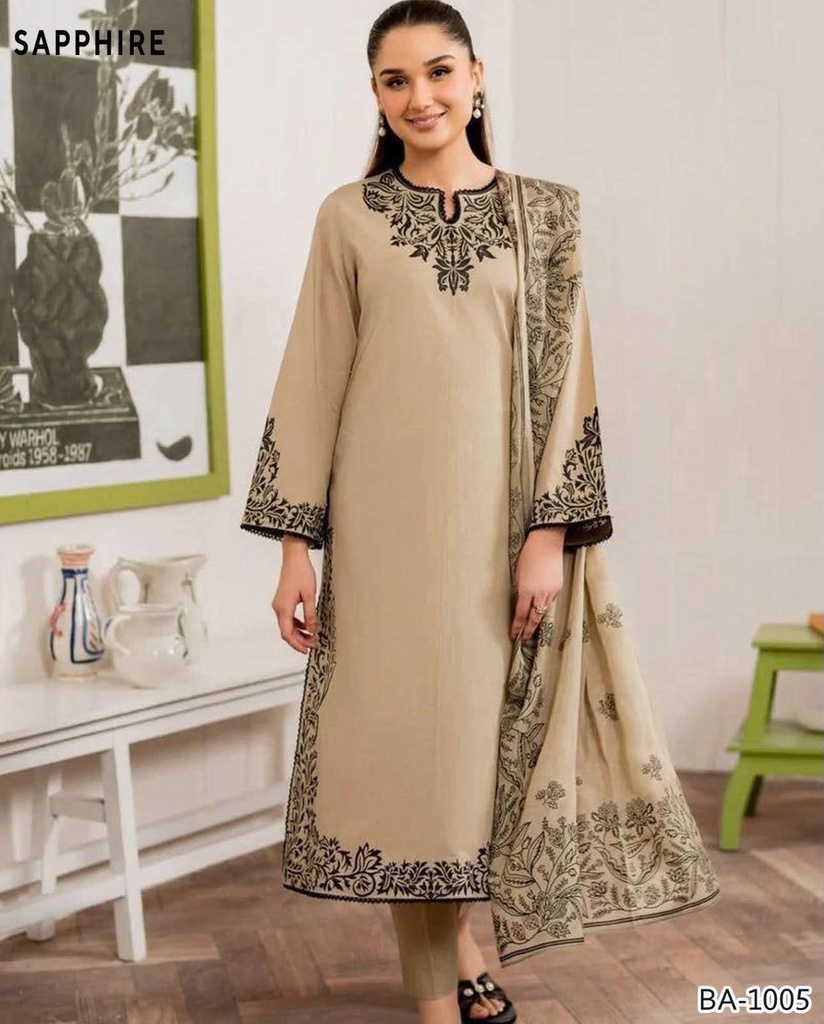 [100060] Embroidered 2Piece Lawn Collection Summer 2026
